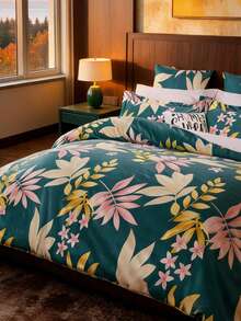 Always Home- Duvet Set - Cozy Set With Pillow - Multicolor - View 2