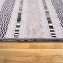 Chilai Home Minimalist Geometric Dijital Print Area Rug, Modern Runner Rug , Non Slip Rug, Machine Washable Floor Mat For Living Room, Bedroom & Home Decor, Made In Turkey - Beige - View 5