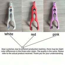 Anti-Scald Clip, Heat-Resistant Silicone Multi-Function Clip, Microwave Steam Rack Clip, Kitchen Bowl & Plate Holder Clip, Air Fryer Clip, Heat-Resistant Handle, Anti-Scald Bowl & Plate Clip, Oven Cookware Clip, Suitable For Steaming Bowls And Tableware, Non-Slip Oven Baking Clip, Easy To Use, Kitchen Tool, Hangable. - Multiple Styles - View 11