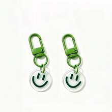 Cute 5-50pcs Women's Smile Shaped Multi-Color Candy Car Earphone Keychain, Fashion Key Ring, Suitable For Daily Wear, Keychain Gift Souvenir, Car Accessory, Bag Pendant, Campus Gothic Y2K Style - Multi-color - View 8