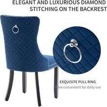 Dining Chairs - Blue - View 3