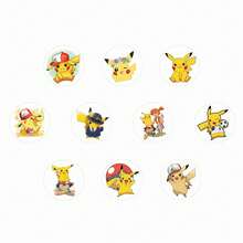 1set/500pcs Cute Roll Stickers, Round Cartoon Designs. Self-Adhesive, Easy Peel. Great For Kids Rewards, Journal DIY, Decorate Water Bottles & Notebooks.(Stochastic Style) - Multicolor - View 4