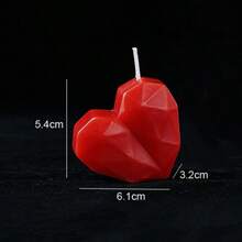 1 Piece Of Heart-Shaped Scented Candle For Atmosphere, A Red Small Gift, Handmade For Valentine's Day And Wedding, A Heart-Shaped Fragrance Candle For A Perfect Gift For Friends. - Multi-color - View 10