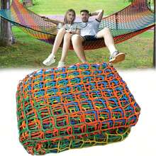 Anti-Fall And Anti-Climb Safety Net, Eye-Catching Warning Design, Dual-Use For Balconies And Patios, Durable And High-Strength - Multicolor - View 4