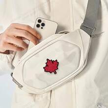 Mini Black & Red Maple Leaf Embroidered Patch And Applique - 3.81cm Iron-On Fabric Patch, DIY Embroidery Patch, Sewable & Iron-On Heart Patch, Suitable For Clothes, Jackets, Hats, Backpacks, Jeans, Decorative Badge - Ironing Style - View 12
