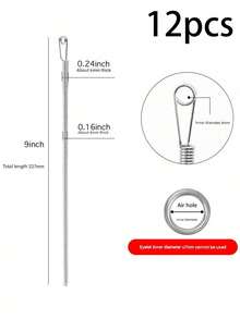 12pcs Spring-Loaded Convenient Threading Tool, Flexible Drawstring Replacement Tool, 2-In-1 Elastic Band Threading Tool, Suitable For Pants, Sports Shirts And Skirts, Home Essential Set, Includes Waistband Threading Tool, No-Sew DIY Assistant, Women's Christmas Gift (Steel Spring, Bendable Guide Head), Suitable For Various Sewing Activities, Home Sewing Tool, Rope Threading Tool, Flexible Threading Tool - High Quality - View 15