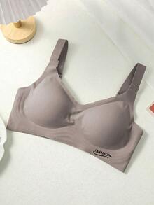 2pcs Seamless Push-Up Bra For Women With Small Bust, Breathable Wire-Free Fixed Cup Design, Side-Boob Coverage, Anti-Sagging, With Non-Removable Cups, Skin-Friendly, Suitable For Sleep And Daily Home Wear - Multicolor - View 6