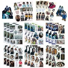 Hasbro 8pcs/1set Korean Girl Group K-Pop Cartoon Popular Stickers, Waterproof Decorative Stickers For DIY Crafts - Multicolor - View 6