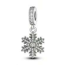 1Pc Winter Lifestyle Dangle Charm Collection Silver Color Enamel CZ Animal Fashion Daily Item Beads Charm For Bracelet Necklace Jewelry Making Gift - Silver - View 26