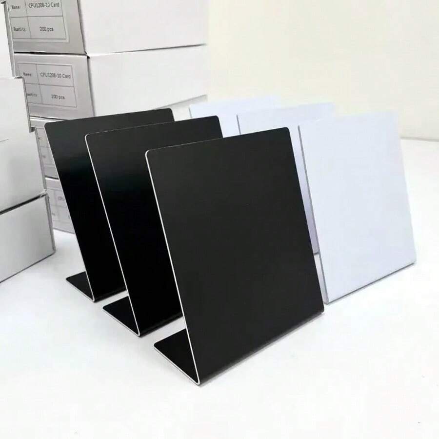 NFC Tap Review Table Sign, 5 Star Customer Feedback Display Stand For Business Store, Acrylic Desk Sign - A - View 1