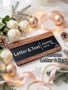 Custom Acrylic Door Number, Custom Door/Wall Sign, Black Acrylic Sliding Sign, Office And Home Wall Decor, Custom Door Sign, Outdoor Street Address Sign, Christmas Decor, New Home Address Gift, Wall Sign, Aesthetic - Multicolor - View 5