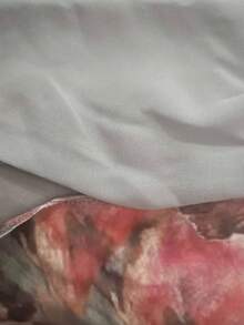 1件裝穆斯林女性即穿式希賈布豹紋印花優雅聚酯纖維四季款 - 淺灰色 - 查看 3