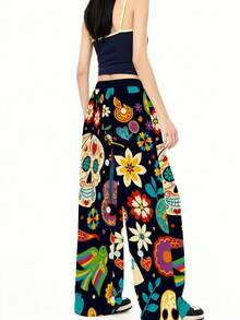 Women Pants - Multicolor - View 2