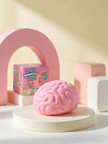 POKOJA LAND 1pc Extra Large Brain Stress Relief Squeeze Toy, Slow Rebound Brain Goo Ball - Soft And Elastic, Fun Squeeze, Relieves Anxiety, Game, Hobby, Collectible, Party Supplies, Creative For Teens, Sensory Squishy Slow Rising Squishies - Multicolor - View 6