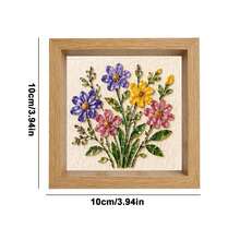 8PCS DIY Acrylic Mosaic Art Kit, Garden Theme Seaglass Craft Set - Multicolor - View 6