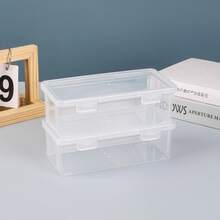 2/4/6/8 Pack Extra Large Clear PP Nail Polish Organizer - Stackable Storage For Nail Tools, Salon-Grade Beauty Accessory Box, Women's Gift, Christmas Gift, Great Gift For Women - Clear - View 7