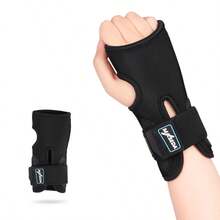 AA MASEDA 1pc Adjustable Wrist Support Brace, Comfortable Wrist Stabilizer, Suitable For Men And Women, Fits Left And Right Wrist - Black - View 2