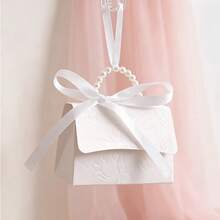 20/10/1pc Pearl Handle Decorative Paper Gift Box, Exquisite Pink Gift Packaging Box, Suitable For Gift Sets, Small Gift Bags, Wedding Gifts, Party Decor, Halloween And Christmas Gift Decoration - Multicolor - View 10