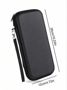 Switch 2 Carrying Case, Travel Carrying Case, Holds 10 Game Cartridges And Pockets, Black Protective Hard Shell Carrying Case For Switch 2 Console And Accessories - View 4