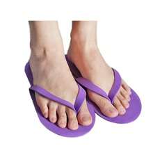 12/60 Pairs Disposable White Toe Slippers, Suitable For Women And Men In Salons, Spas, Beach Parties, Guests And Foot Care - Multicolor - View 5