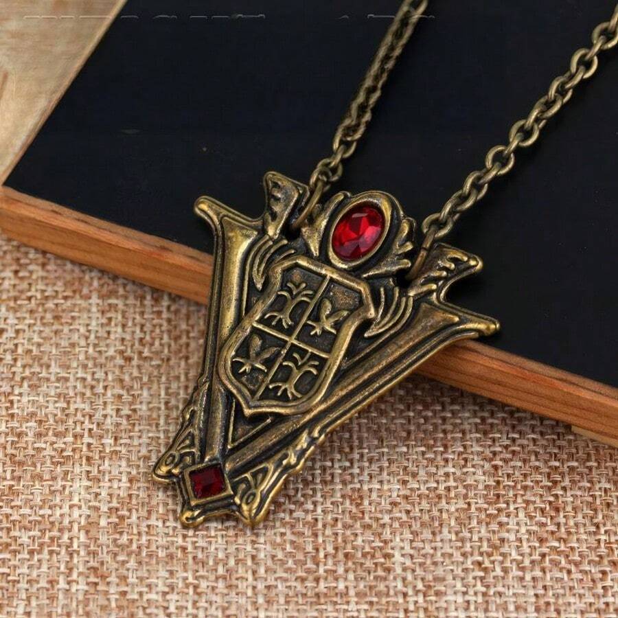 Vintage Palace Style Necklace Set, Three Designs Including Shield Badge ...