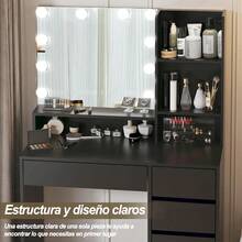 Vanities & Vanity Benches - Black - View 8