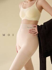 MOIRÉALLURE 1Pair FLEECE-LINED TIGHTS For Daily Life - Clear - View 8