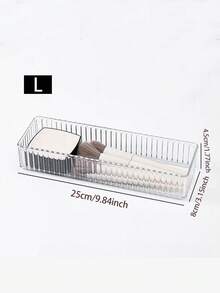 4/6/7pcs Drawer/Desktop Makeup Storage Box, Transparent Vanity Organizer, Anti-Drop Multi-Compartment Jewelry & Small Items Storage Box, Exquisite Storage Box, Room Decor, Home Decor, Autumn Decor, Bedroom Decor, Christmas And New Year Gift - Multicolor - View 5