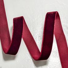 1 Roll Of 5# Burgundy Velvet Ribbon, Suitable For DIY Crafts, Gift Wrapping And Christmas Decoration - Sewing And Knitting Supplies - Burgundy - View 17
