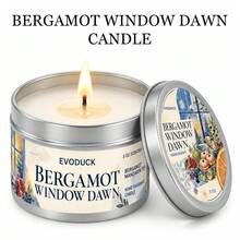 EVODUCK 1pc Candle Scented Candles, Vanilla Window Ember Vanilla Amber Cashmere Silver Tin Candle 3oz With Gift Box And Story Card, Warm Creamy Scent Table Decor For Mantel Entryway Shelf, Holiday Housewarming Hostess Gift Home Decor - Holiday Candle - View 17
