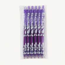 6pcs Blue Floral Series Erasable Gel Pens, Heat-Erasable Ink, Student Exam Preparation Pens - A - View 10