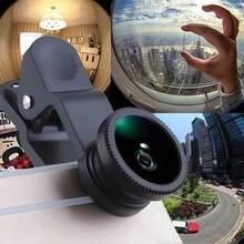 3-In-1 External Phone Lens Kit 180° Fisheye + 0.65x Wide Angle + 10x Zoom, Universal Phone Photography Accessory For Daily Creative Shooting And Detail Magnification - Mobile Phone Auxiliary Camera Lens - View 6