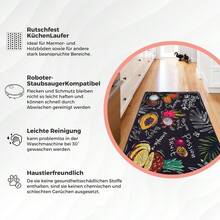 Chilai Home Washable Kitchen Rug, Non Slip Runner Rug, Modern Kitchen Carpet, Soft Runner Rug Kithcen, Made In Türkiye, Kitchen Runner Rug - Multicolor - View 4