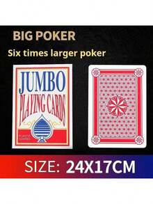 1pc 2026 New 54 Oversized Playing Cards, Giant Wedding Game Interactive Cards, Double-Layered Playing Cards, New Year Gift, Boy/Girl Gift, Birthday Gift - Gift - Perfect Gift - Present - Multicolor - View 15