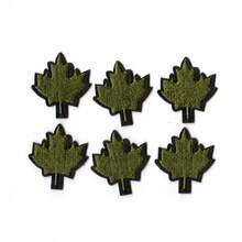 Mini Black & Red Maple Leaf Embroidered Patch And Applique - 3.81cm Iron-On Fabric Patch, DIY Embroidery Patch, Sewable & Iron-On Heart Patch, Suitable For Clothes, Jackets, Hats, Backpacks, Jeans, Decorative Badge - Ironing Style - View 18