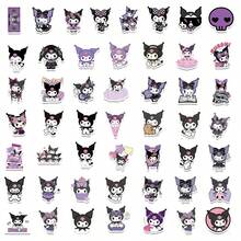 Hasbro Set 50 Stiker Kartun Kuromi Lucu Transparan, Stiker untuk Planner, Dekorasi Alat Tulis Instagram, Stiker Skateboard Tahan Air - MultiWarna - View 3