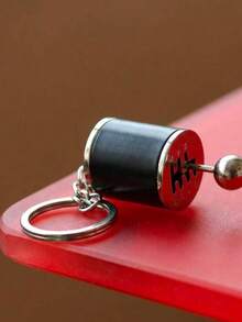 1pc Unisex Creative Gear Shift Zinc Alloy Keychain, Bag Pendant, Suitable For 14+, Party Favor - Multicolor - View 7