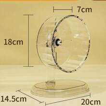 Hamster Wheel Silent With Bracket Design Wall-Mounted Gold Bear Hamster Habitat Decoration Toy - View 8
