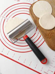 1pc Rolling T-Shaped Rolling Pin, Non-Slip Plastic Handle With Hanging Hole, Suitable For Dumplings, Baking, Kitchen Tool - Multicolor - View 2