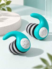 1 Pair Reusable Silicone Noise Cancelling Earplugs, Soft Sleep Earplugs, Suitable For Sleeping, Studying, Working, Traveling, Gym, Office And Noise Reduction Accessories - Multicolor - View 18