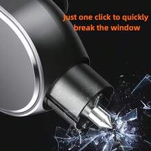 Daisy Heart Design Car Safety Hammer, Window Breaker, Life-Saving Emergency Escape Tool, Multi-Function Car Glass Smasher - Window Breaker - View 3