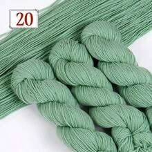 Benang Pilin Aneka Warna Isi 3 Gulungan, 100g Per Gulungan, Total 300g, Cocok Untuk Merajut Tangan, Merenda, Membuat Sweater, Syal, Topi, Selendang, dan Aksesoris Buatan Tangan, Bahan Benang untuk Proyek Merajut Kreatif - 3 bundel benang wol - View 12