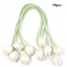 2/10pcs Minimalist Double-Sided Tulip DIY Bows, Christmas Tree Decorations, Christmas, Birthday, Wedding, Valentine's Day, Mother's Day Gift Wrapping Accessories - A - View 9