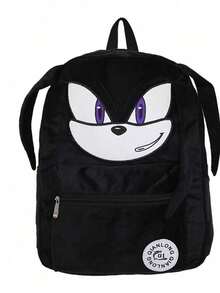 Hasbro Cartoon Sonic Plush Large-Capacity Backpack For Girls, Middle And High School Students, Fashionable And Versatile Bag  - Multi-color - View 9