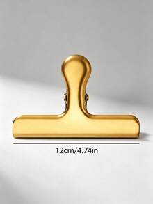 Custom Stainless Steel Sealing Clip, Customizable Text, Personalized Engraved Diary Clip, Can Be Used As Wallet Clip And Stationery Clip, Ideal Choice For Office - Multicolor - View 12