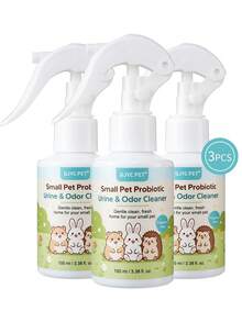 GJYC PET Pembersih Kandang Hewan Peliharaan Kecil dengan Enzim Probiotik – Menghilangkan Bau Urine, Noda & Penumpukan Mineral di Habitat Hamster, Kelinci & Burung – Formula Bebas Pewangi, 3,38 Fl Oz - View 10