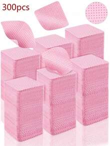 Lint-Free Nail Polish Remover Pads - Acetone-Resistant Nail Prep And Gel Nail Polish Removal Pads, Suitable For Eyelash Extensions, Waterless Manicure Cleaning, For Salon And Home Use - Multicolor - View 19