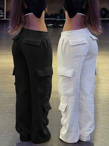 XYXYING New Women's Casual Versatile Sports Long Pants - Multicolor - View 3