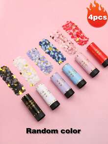 Multi-Style Colorful Confetti Poppers - Wedding Fireworks, Birthday Party Handheld Small Firecracker Spray Tool, Christmas Colorful Confetti Poppers, Lunar New Year Supplies, Valentine's Day Gift, Essential For Holiday Party Atmosphere - A - View 14