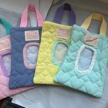 1 pieza Funda para caja de pañuelos de coche color macaron, bolsa colgante linda para toallitas húmedas de cochecito - Caja de pañuelos para macarrones (sin tapa) - Ver 4